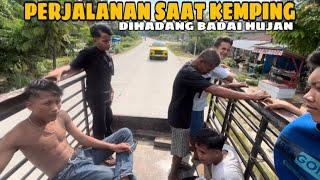 Dihantam Badai Deras Saat Tim Perjalanan Kemping!