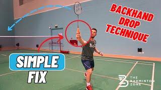 Backhand overhead drop tutorial