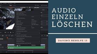 Audio von Video einzeln löschen/verschieben! -  DaVinci Resolve 15 (Link-Clips) | Tropica-Pictures