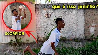 Vlog da nossa rotina - Juninho isolou a bola no mato