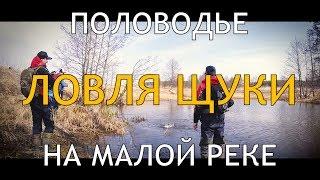 В половодье на микроречку. Ловля щуки на микроджиг - Рыбалка со stigan'ом