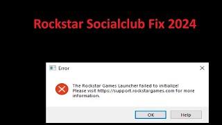 Rockstar launcher failed to initialize(2024)-FIX