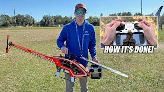 Ben Storick RC HELI Stick Movements!