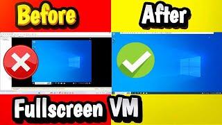 How To Full Screen In Vmware Workstation | How To Get Full Screen In Vmware Workstation