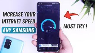 How To INCREASE INTERNET SPEED For Galaxy A50, A51, M51, M31S, S10, S20 Or Any Samsung Devices