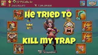 Lords Mobile - Full astralite account against my SOLO trap. Can he zero me?