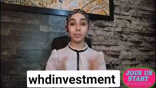 WHDINVESTMENT best trusted investment platform www.whdinvestment.com