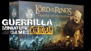 How to Play the Lord of the Rings Strategy Battle Game - Part 1 - Turn Sequence and Basic Gameplay