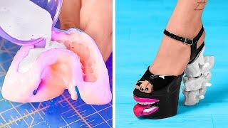 Make Creepy but Comfortable Shoes with Your Hands!