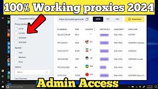 Free Residential ( premium ) Proxy List in 2024 for any country | Socks 4-5  ! 100% Working