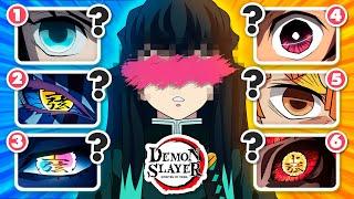 DEMON SLAYER EYE QUIZ ️ Kimetsu no Yaiba Season 3 Quiz! ⭐