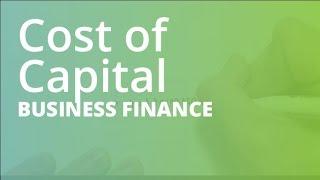 Cost of Capital and Cost of Equity | Business Finance