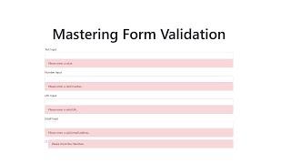 Mastering Form Validation: Essential Tips and Tricks for Error-Free Data Entry! - Code With Mark