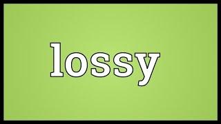 Lossy Meaning