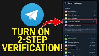 How to Turn ON Two Step Verification on Telegram Desktop