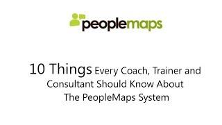 coaches introduction to peoplemaps