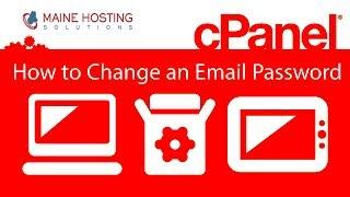 How to change your email password in cPanel