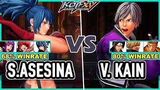 KOF XV  Shermie Asesina (Leona/Shermie/Athena) vs Violent Kain (Kyo/Rock/Ryo)