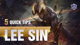 5 Quick Tips to Climb Ranked: Lee Sin