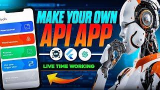 Create an API-Based App Using ChatGPT & Flutter in 5 Minutes!