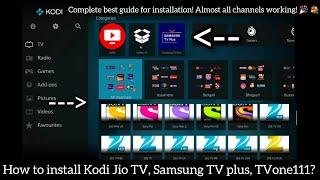 How to Install Kodi Jio TV, Samsung TV plus, TvOne111 in Android Google TV almost all channels works