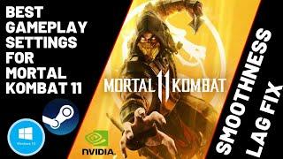 MORTAL KOMBAT 11 - Settings for Best FPS In 2021 - Visibility - Nvidia - Launch Options -  FIX LAG -