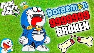 GTA 5: FRANKLIN Breaking EVERY BONE As DORAMON In GTA V ! ( GTA 5 mods )