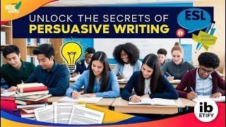 From Hook to Conclusion: Crafting Persuasive Essays  #ESL #ibdp  #ibmyp #IGCSE #essay #ela #writing