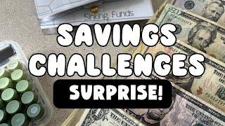 SURPRISES At Every Turn Savings Challenges | Cash Stuffing | Cash Envelope Method