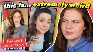 tik tok’s “gen z vs millennial war” is... embarrassing