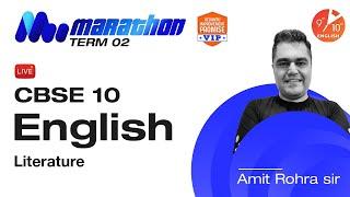 Term 2 Marathon - CBSE Class 10 English | Board Exam 2022 | Amit Sir | Vedantu 9 & 10 English