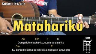 Matahariku - Agnez Mo | Tutorial Chord Gitar Mudah dan Lirik