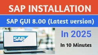 How to Download SAP Software in 2025| SAP GUI 8.00  Installation | S/4Hana server | ECC// #SAP