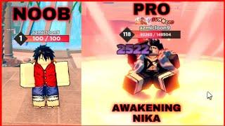 NOOB TO PRO!! I REACHED LEVEL 118 AND UNLOCK AWAKENING TYPE NIKA IN ANIME DIMENSIONS SIMULATOR