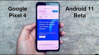 Android 11 Beta: Anmelden und Installieren Pixel 4 (deutsch)