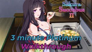 Sakura Succubus 2 - 3 Minute Platinum Walkthrough