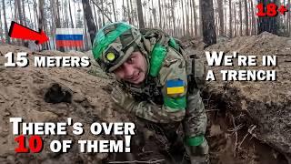 Ukrainians have broken through the defenses. Russians surrender. War in Ukraine POV 18+