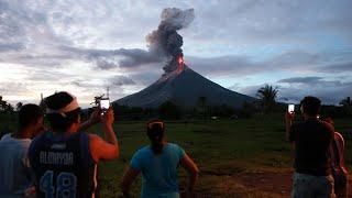56,000 people flee as Philippines volcano spews lava