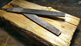 Old Metal Files turned to a Fine Woodworking Tools