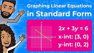 Graphing Linear Equations in Standard Form | Graph Lines ax + by = c | Partners in Prime