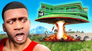 GTA 5 but Franklin's House is a SPACESHIP! (Upgrade)