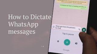 WhatsApp Tricks: How to Dictate WhatsApp messages