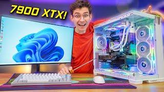 The STUNNING ALL AMD 4K Gaming PC Build!  - Lian Li O11D EVO RGB v2 & TL LCD Fans! | AD