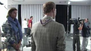 fashiontv | FTV.com - MILAN MEN FW S/S10 - ETRO BACKSTAGE MEN