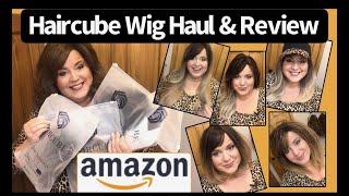 AMAZON Wig Haul & Review HAIRCUBE Wigs Under $20 Each Are They Worth It???