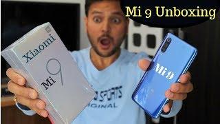 Xiaomi Mi 9 Unboxing & First Look - Xiaomi 2019 Best Flagship 48MP, 20W Wireless Charging [Hindi]