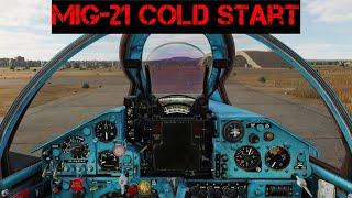 DCS | mig-21 startup tutorial