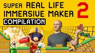 Mario Maker 2 + Real Life Video Compilation!