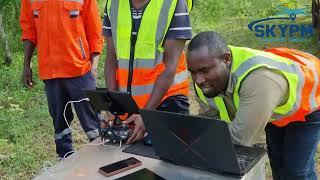 Drone Magnetic Survey using GEMSYSTEM MAGNETOMETOR SENSOR