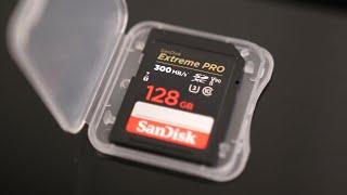 Testing The Sandisk Extreme Pro UHS II 300MB/S SD Card